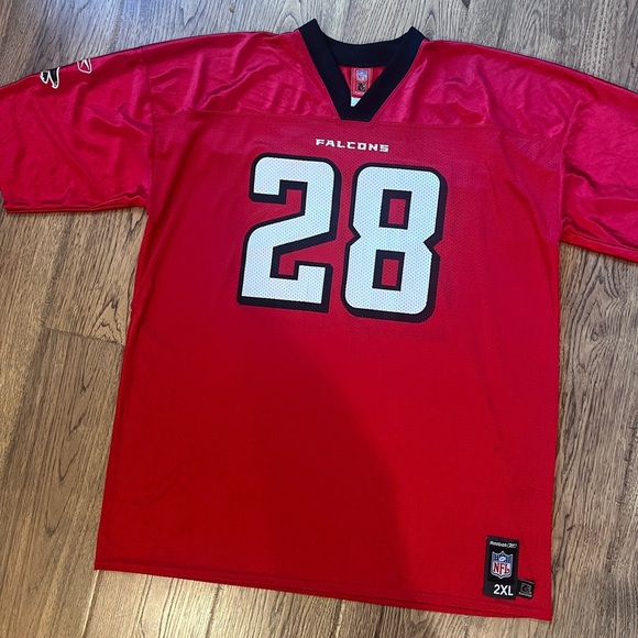 REEBOK ATLANTA FALCONS WARREN DUNN #28 FOOTBALL JERSEY 2XL - Picture 1 of 7